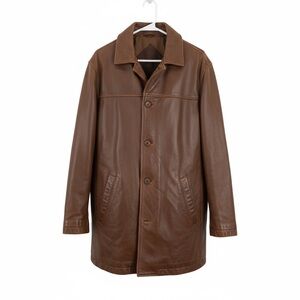 Roundtree & Yorke Brown Trench Coat
